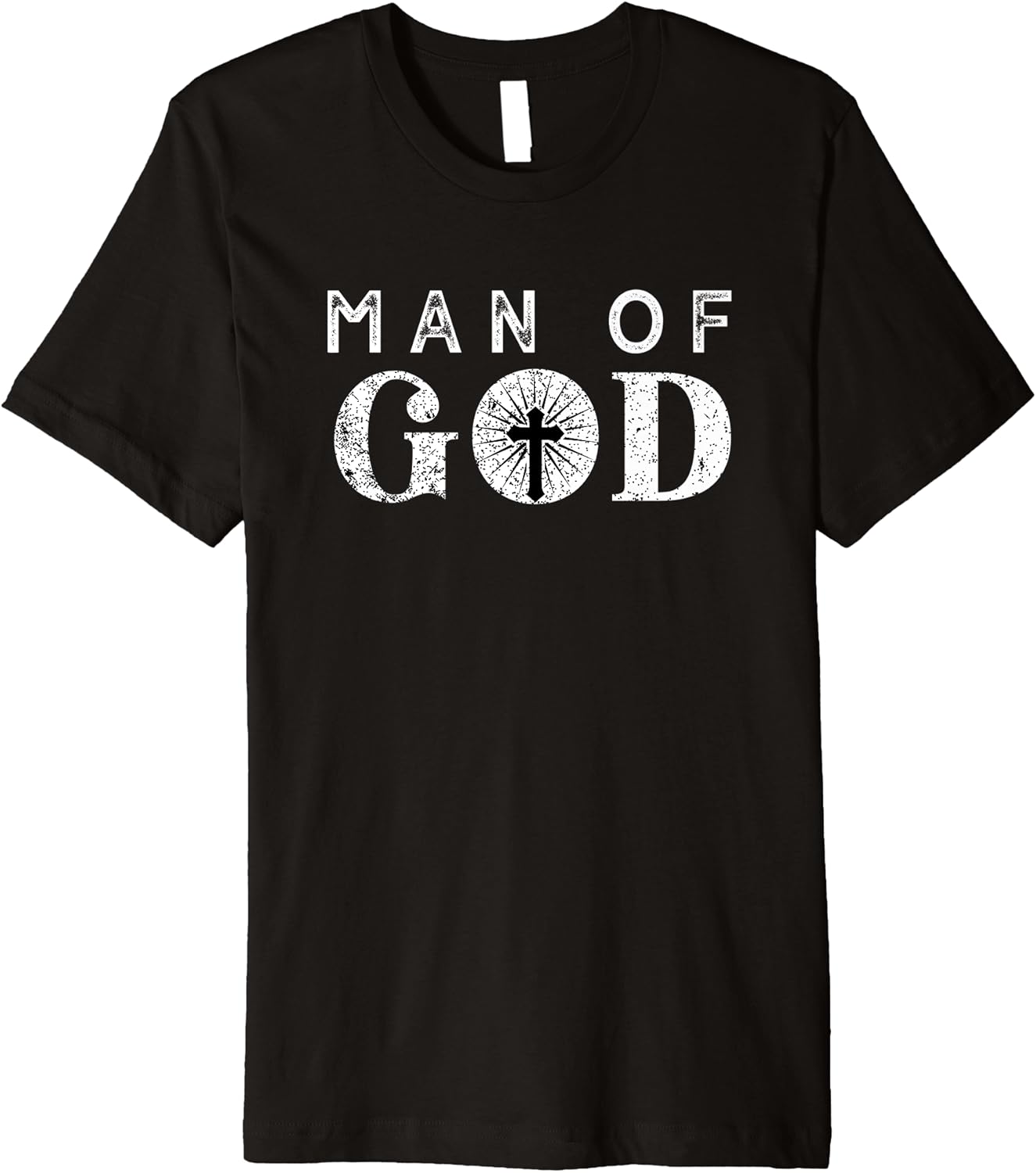 Man of God Gift Bible Verse Male Premium TShirt Clothing